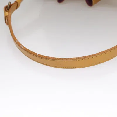 Pre-owned Louis Vuitton Petit Noé Yellow Leather Shoulder Bag ()