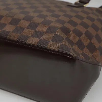 Pre-owned Louis Vuitton Piano Brown Canvas Tote Bag ()