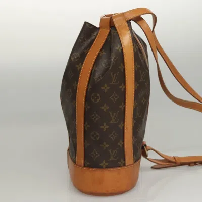 Pre-owned Louis Vuitton Randonnée Brown Canvas Shoulder Bag ()