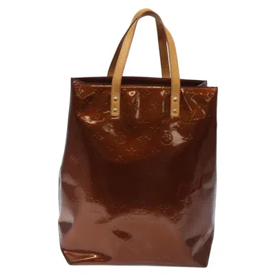 Pre-owned Louis Vuitton Reade Brown Patent Leather Tote Bag ()