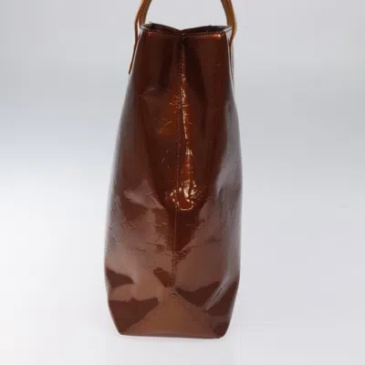 Pre-owned Louis Vuitton Reade Brown Patent Leather Tote Bag ()