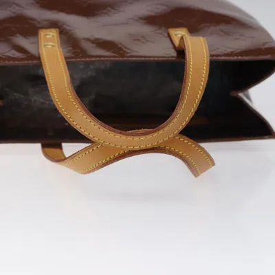Pre-owned Louis Vuitton Reade Brown Patent Leather Tote Bag ()
