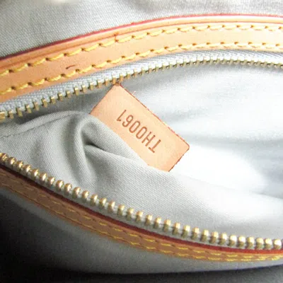 Pre-owned Louis Vuitton Reade Green Patent Leather Tote Bag ()