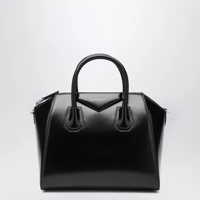 Givenchy Leather Handbag With Logo On The Front In Black