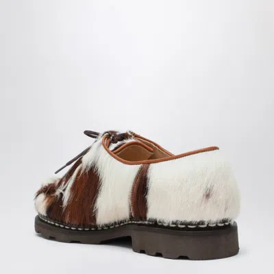 Paraboot Michael蕾丝鞋子穿着小马头发 In Brown