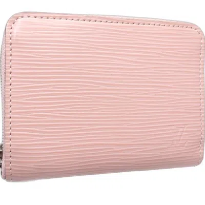 Pre-owned Louis Vuitton Rose Ballerine Coin Purse/coin Case () In Pink