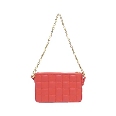 Pre-owned Louis Vuitton Rose Leather Pochette Shoulder Bag ()
