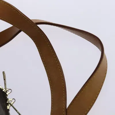 Pre-owned Louis Vuitton Sac Polochon Brown Canvas Travel Bag ()