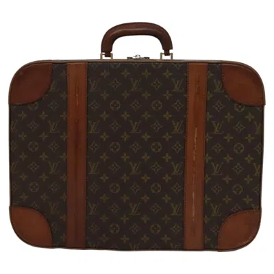 Pre-owned Louis Vuitton Stratos Brown Canvas Travel Bag ()