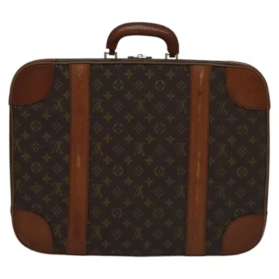 Pre-owned Louis Vuitton Stratos Brown Canvas Travel Bag ()