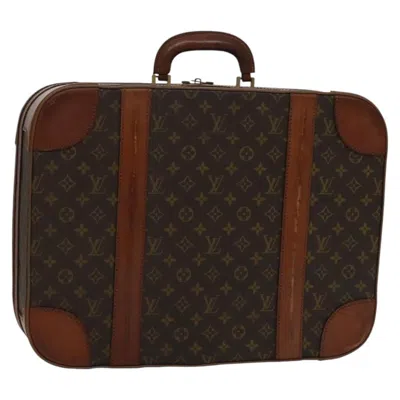 Pre-owned Louis Vuitton Stratos Brown Canvas Travel Bag ()