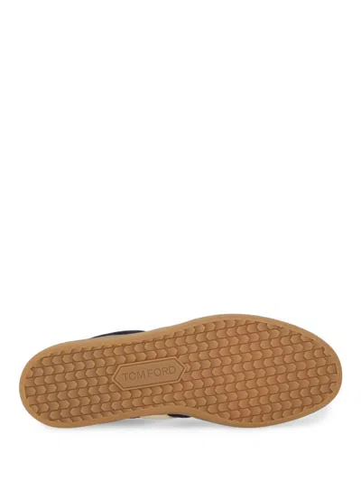 Tom Ford Low Top Sneakers With Contrast Heel Tab