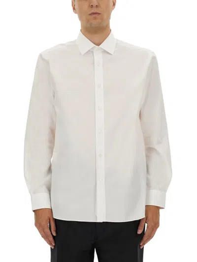 Hugo Boss Mens Boss Regular-fit Long-sleeve Stretch-linen Shirt In White