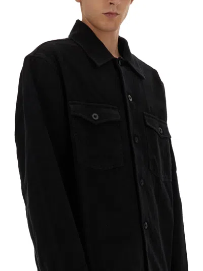 Our Legacy Evening Coach Jacket Overshirt In Black
