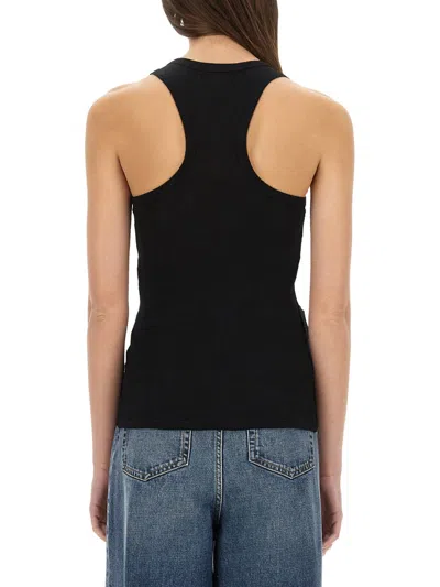Stella Mccartney "crystal Mini Star" Tank Top In Black