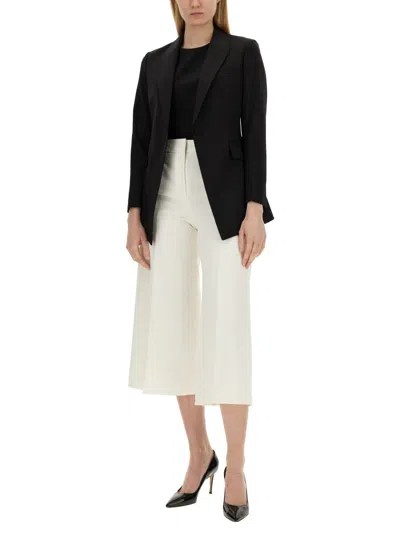 Theory Veste De Tailleur En Laine Mélangée In Black