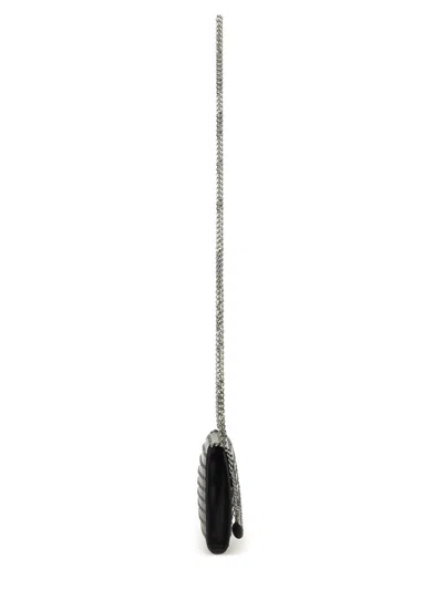Stella Mccartney Mini Bag With Chain Strap And Studded Design In Black