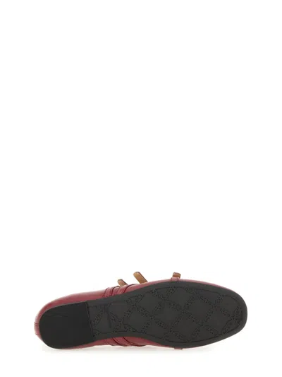Michael Kors "indy Flex" Leather Ballerina