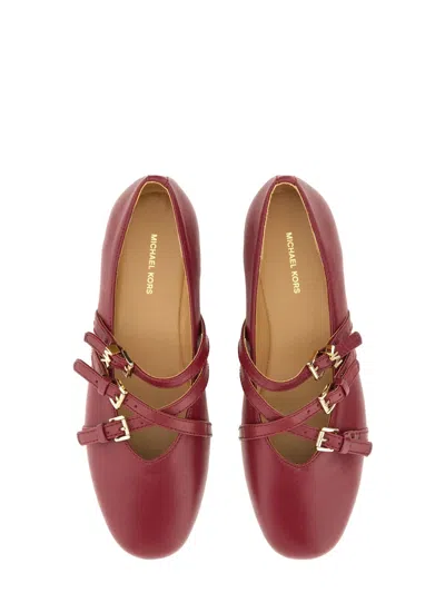 Michael Kors "indy Flex" Leather Ballerina