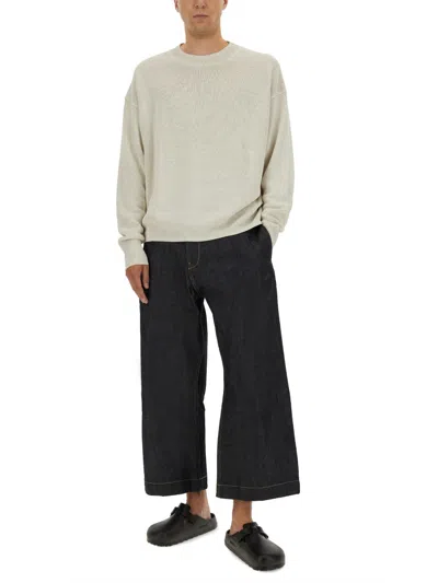 Studio Nicholson Hemyl Lambswool Sweater In Neutral
