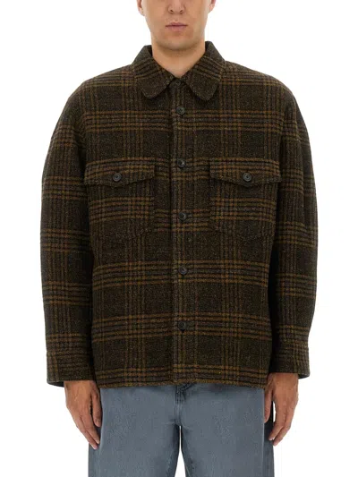 Isabel Marant Checkered Pockets Long Sleeves Jacket In Multi