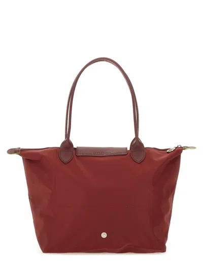 Longchamp Le Pliage Large Bag In Burgundy
