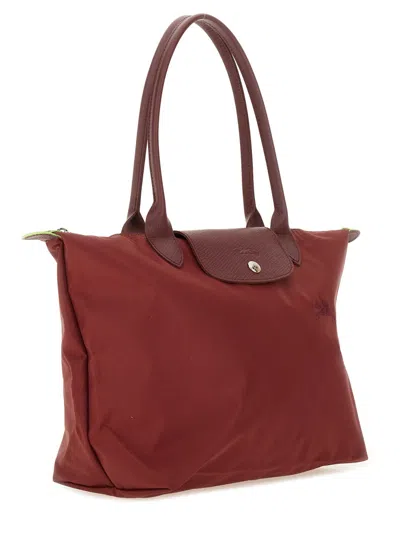 Longchamp Le Pliage Large Bag In Burgundy
