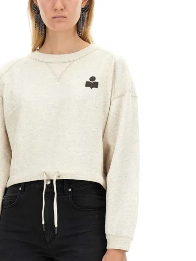 Isabel Marant Étoile "margo" Sweatshirt In White