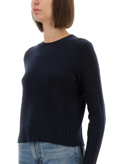 Guest In Residence Shrunken Crew Jersey In Blue