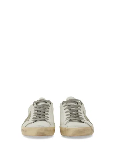 Golden Goose Panelled Sneakers With Signature Star Patch And Distressed Effect