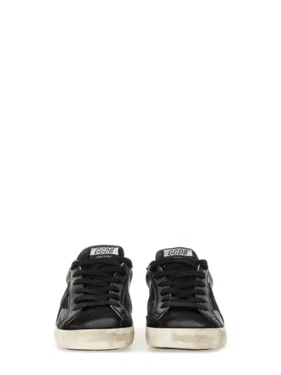 Golden Goose Deluxe Brand Women Super-star Classic With List Low-top Sneakers With Suede Inserts And In Black