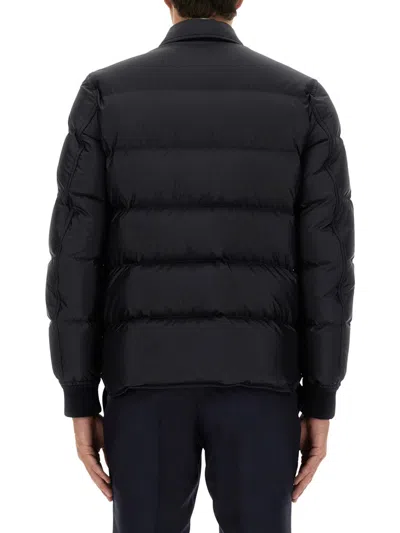 Tom Ford "techno Satin" Padded Jacket In Black
