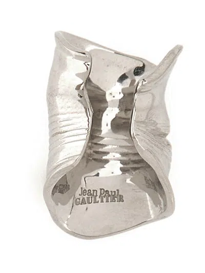 Jean Paul Gaultier Silver Brass Earrings