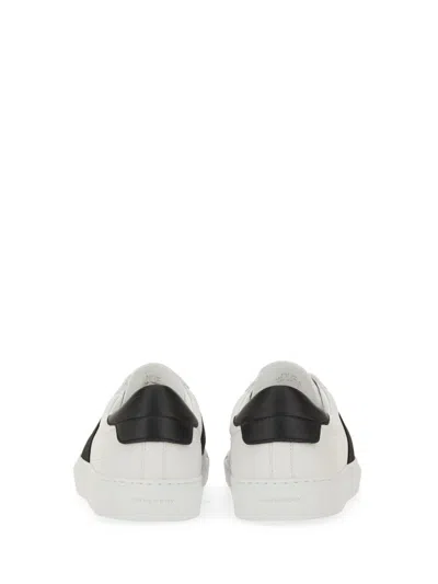 Givenchy Slip-on Sneakers With Black Band Logo Detail In White