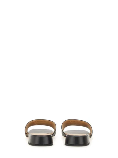 Valentino Vlogo Signature Leather Slides