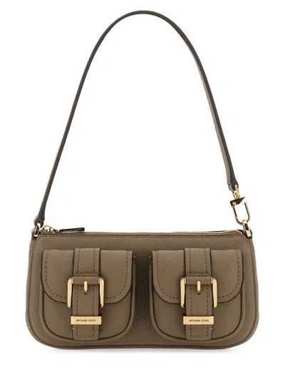 Michael Kors Zoe Small Clutch Bag In Brown