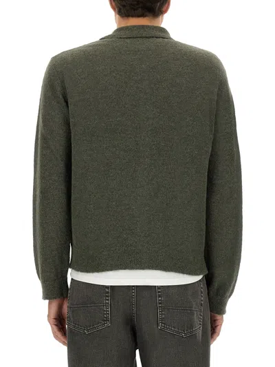 Our Legacy Evening Alpaca-blend Cardigan In Green
