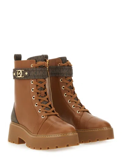 Michael Kors Amphibious Boot "mandy" In Brown