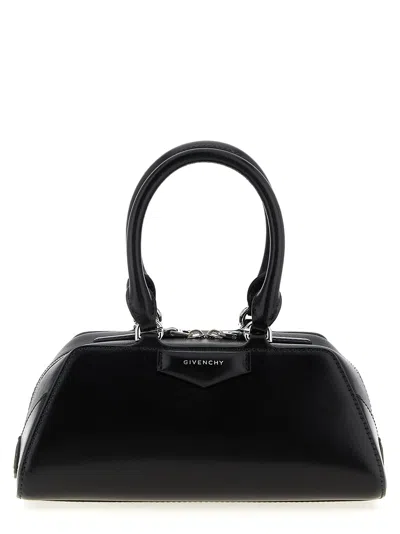 Givenchy Mini Antigona Ew Top Handle Bag In Calf Leather