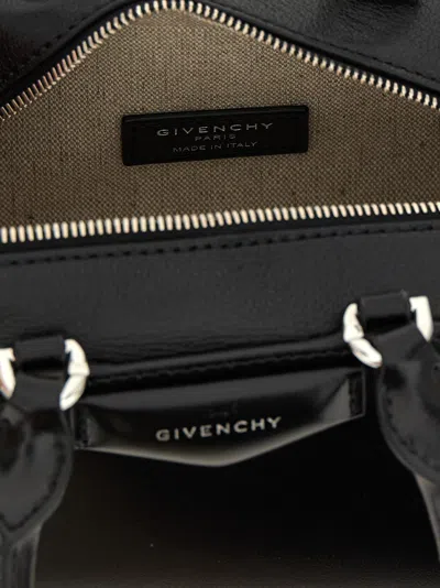 Givenchy Mini Antigona Ew Top Handle Bag In Calf Leather