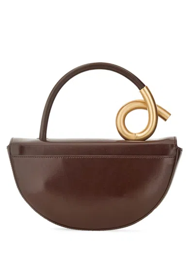 Cult Gaia Azariah Leather Coil Top-handle Bag