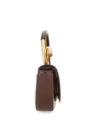 Cult Gaia Azariah Leather Coil Top-handle Bag