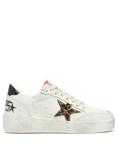 Golden Goose Leopard-print Leather Star Sneakers
