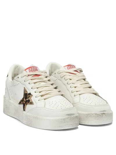 Golden Goose Leopard-print Leather Star Sneakers