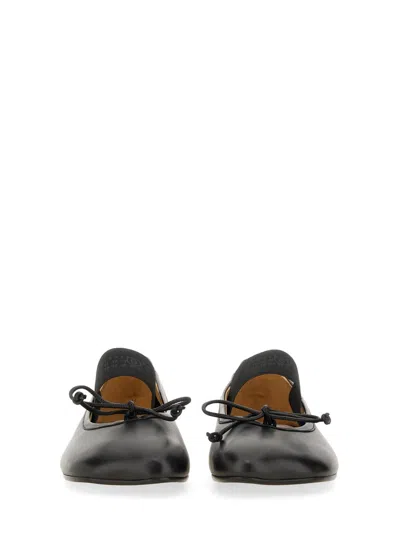 Mm6 Maison Margiela Mm6 By Maison Margiela Anatomic' Ballet Flats In Black