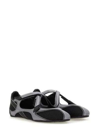Attico Modern Flat Shoes With Cross-strap Detail