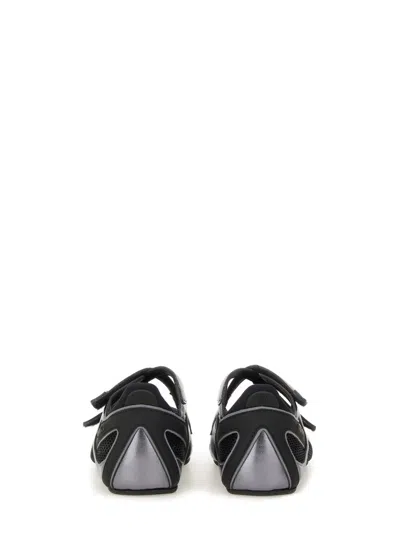Attico Modern Flat Shoes With Cross-strap Detail