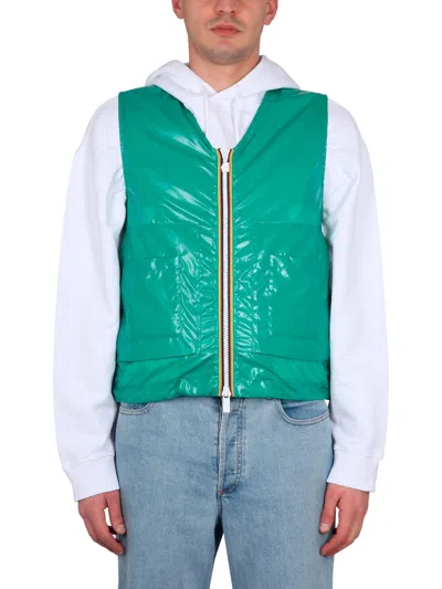 K-way Barnel Vest. In Green