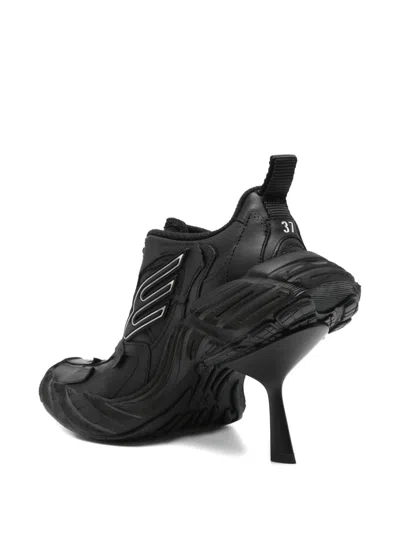 Balenciaga Monday Heels In Cowskin And Polyester Shoes