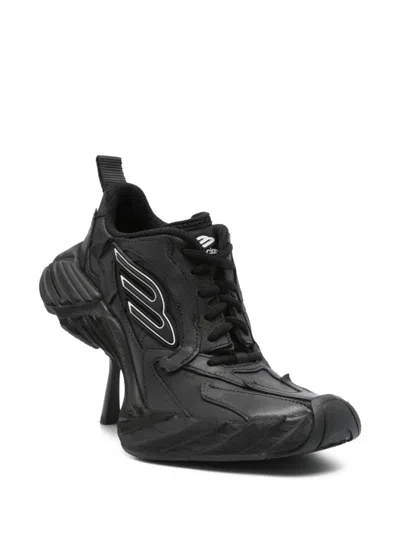 Balenciaga Monday Heels In Cowskin And Polyester Shoes